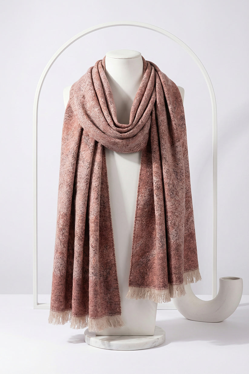 Rosy Cloud Scarf