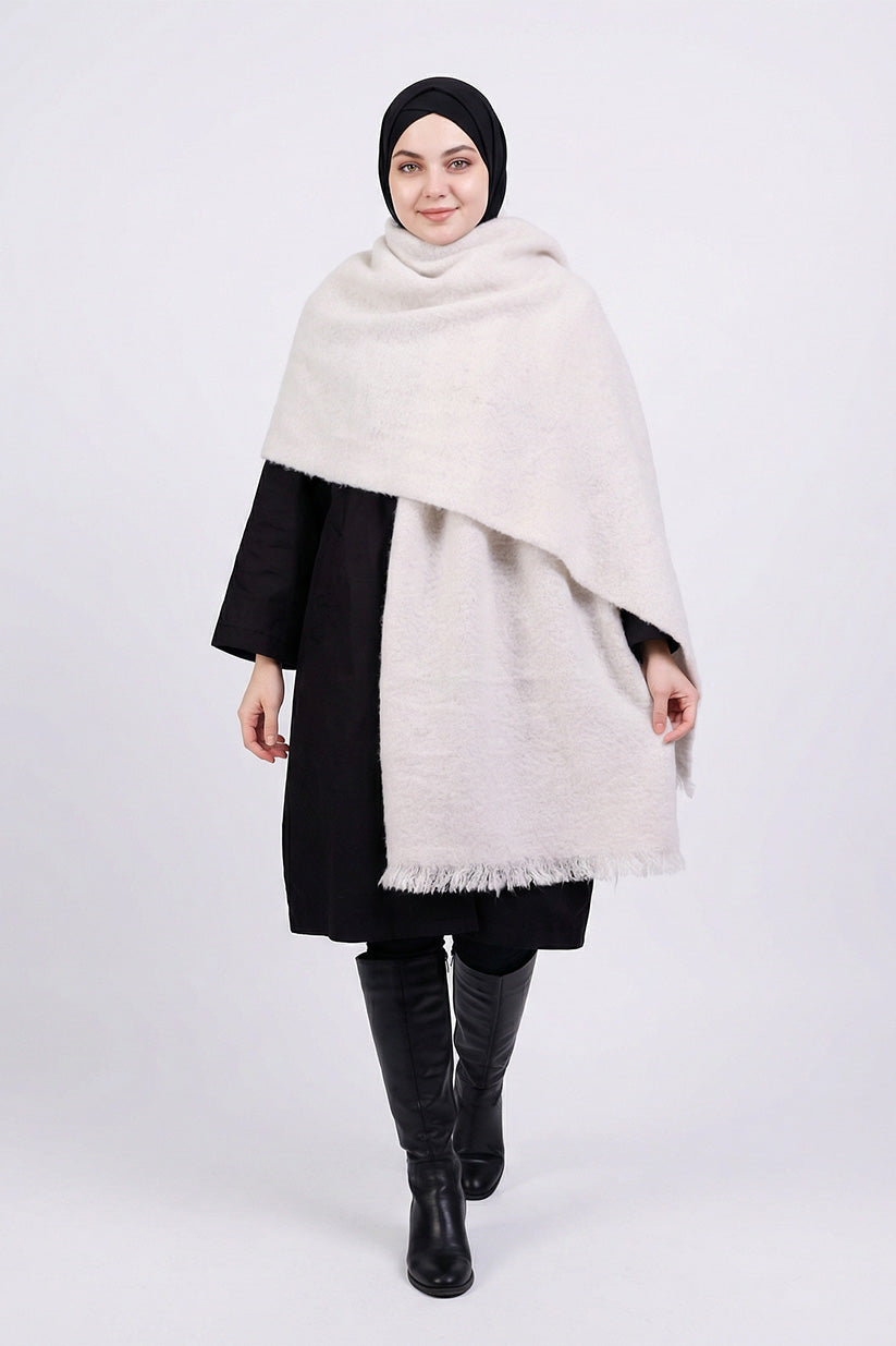 Soft Cream Velora Scarf