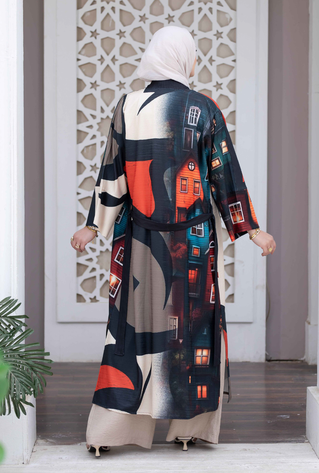 Digital print kimono 777147