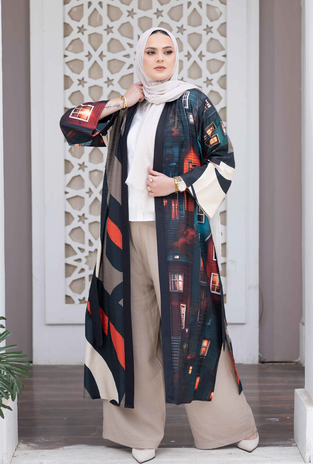 Digital print kimono 777147