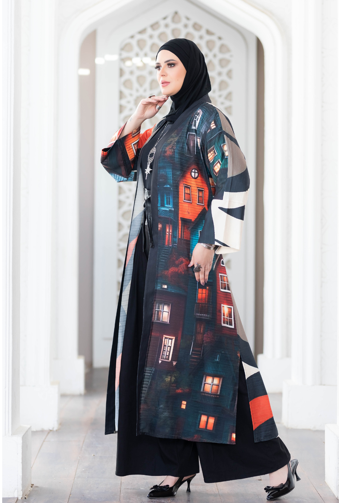 Digital print kimono 777147
