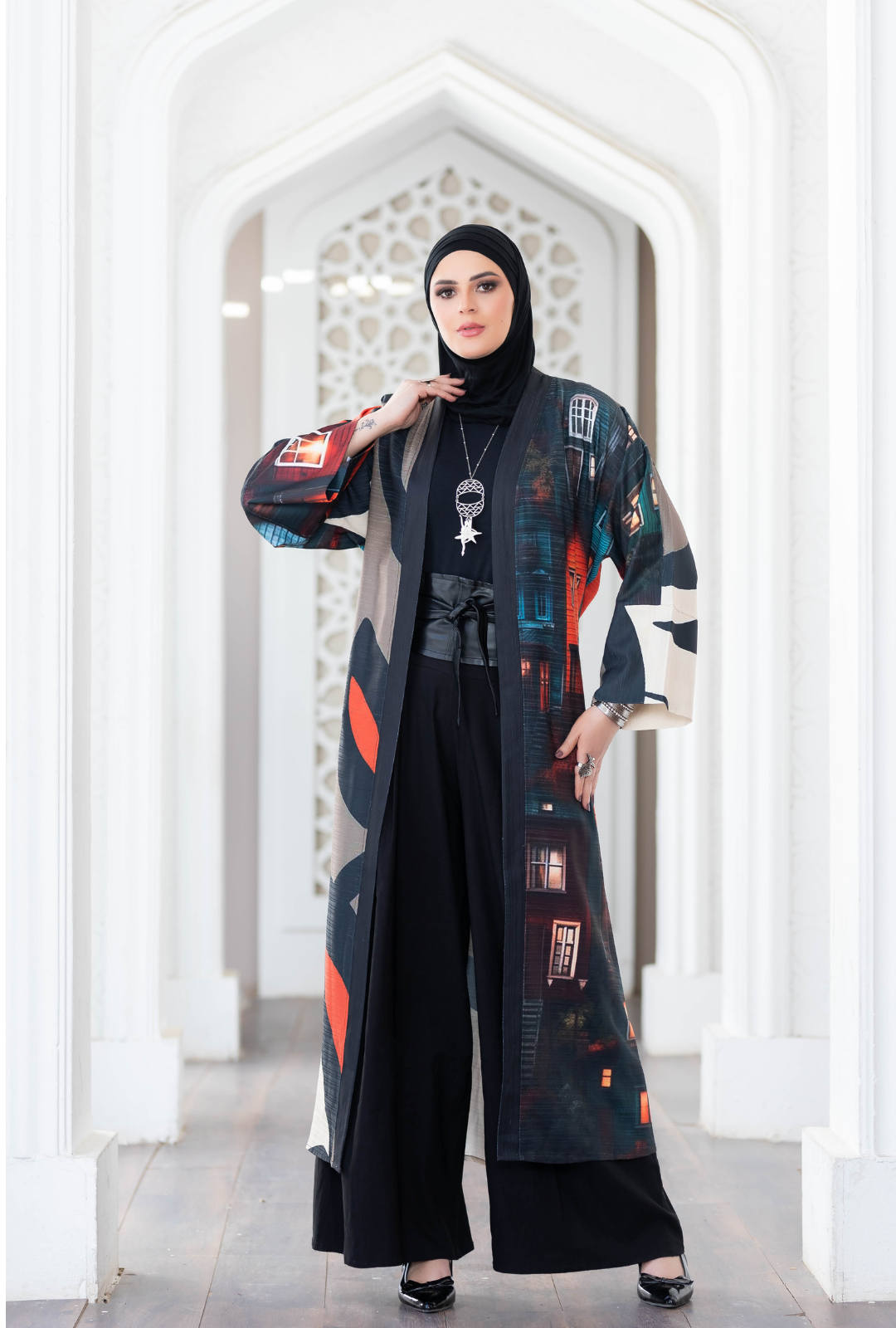 Digital print kimono 777147