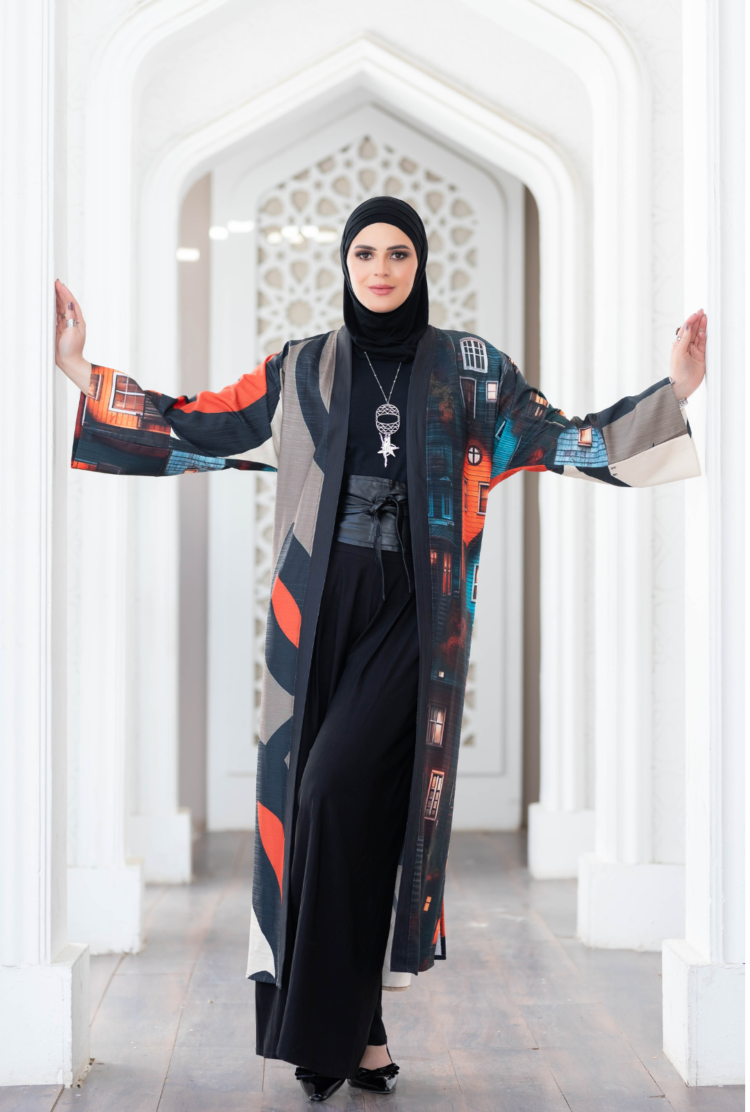 Digital print kimono 777147