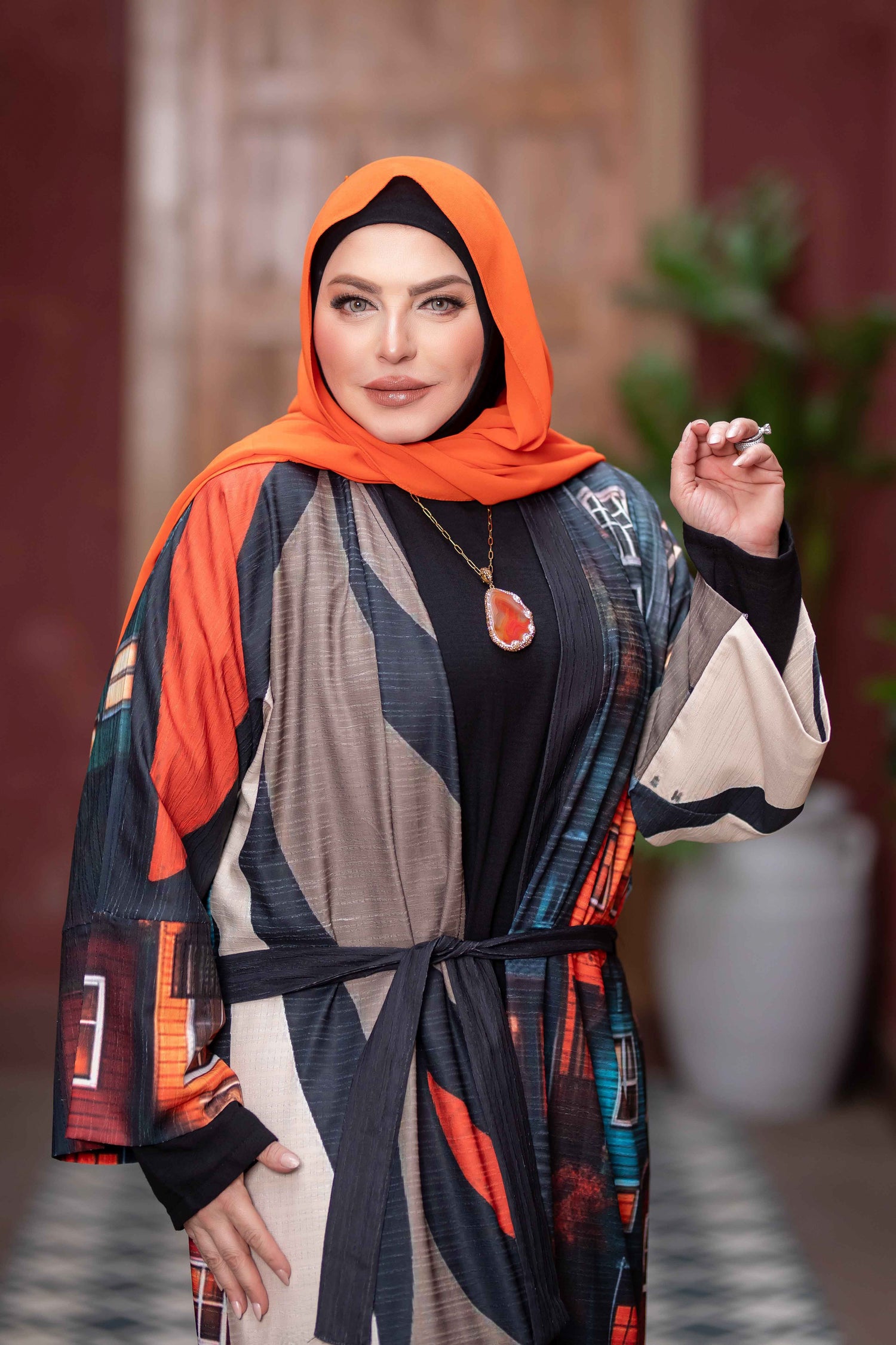 Satr hot deals collection featuring printed isdals, stylish kimonos, and modest fashion pieces with up to 50% discount