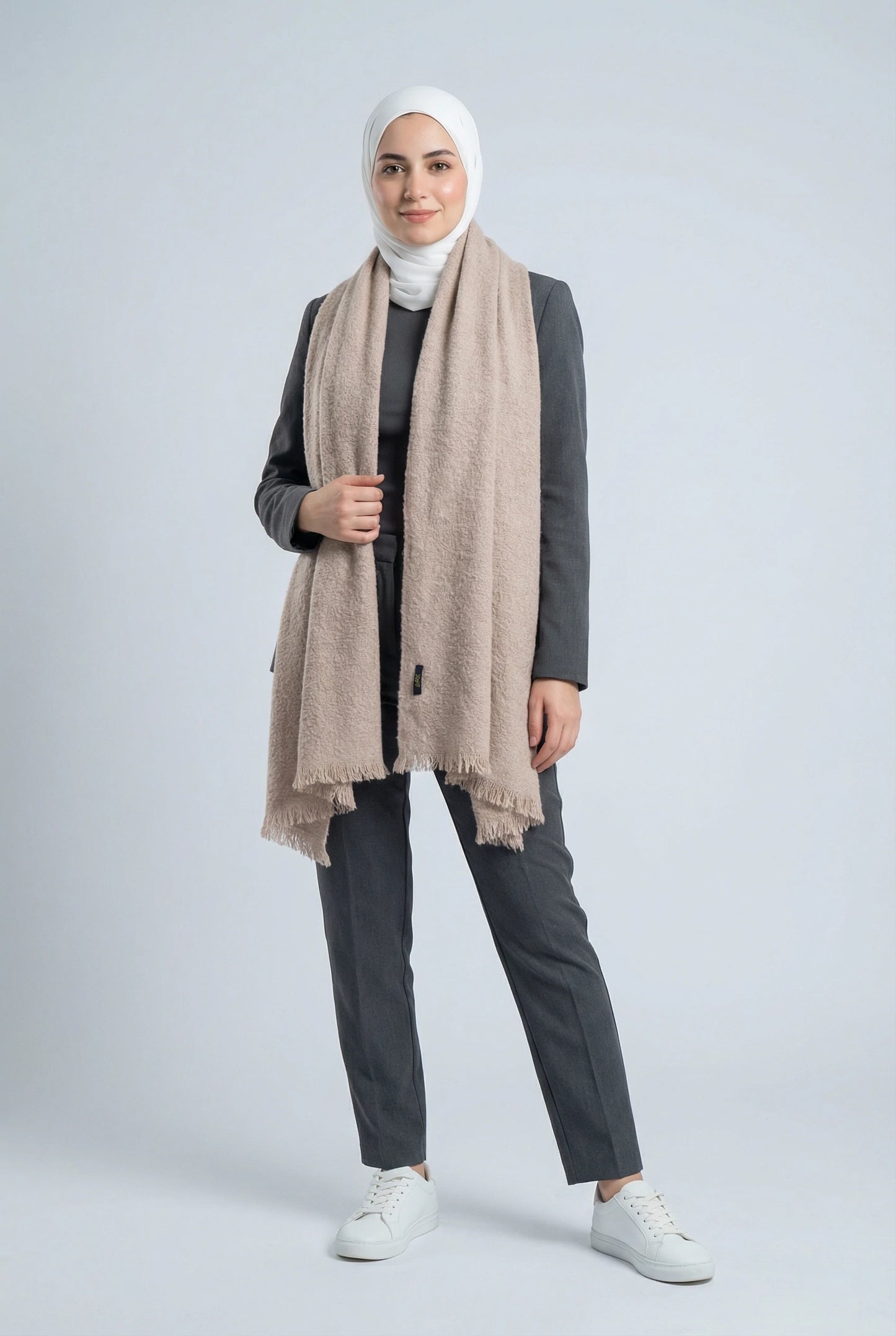 Soft Sand Scarf — Beige