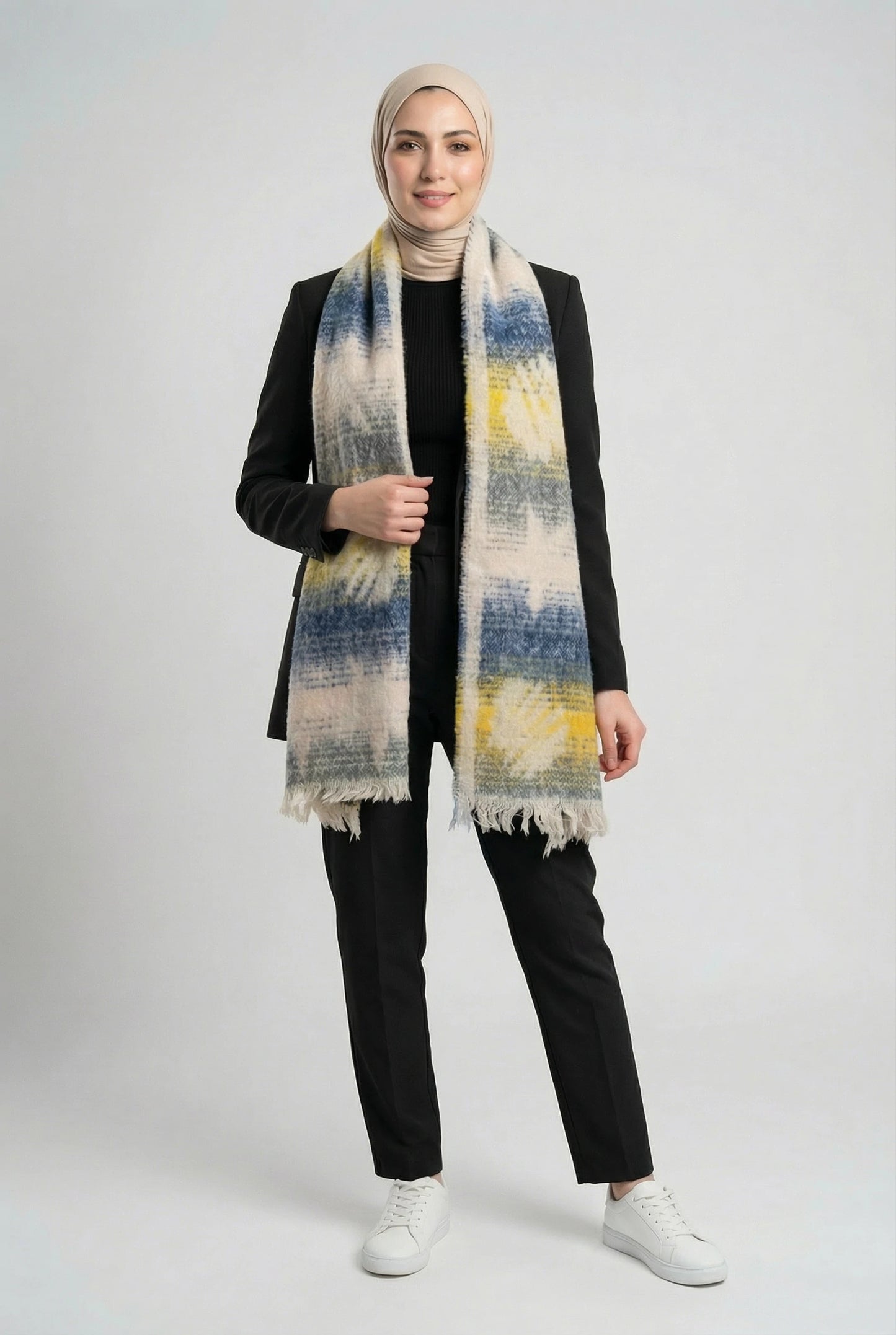 Blue Interval Scarf
