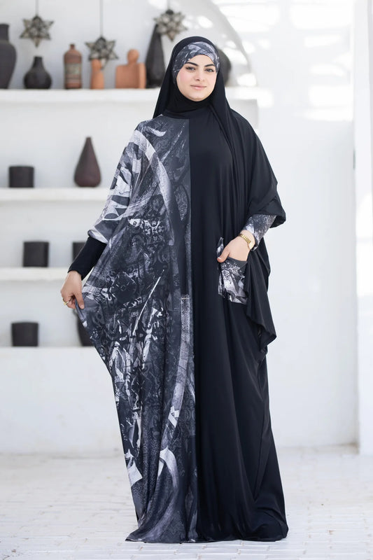 Back view of refined isdal offering full coverage with modern silhouette
