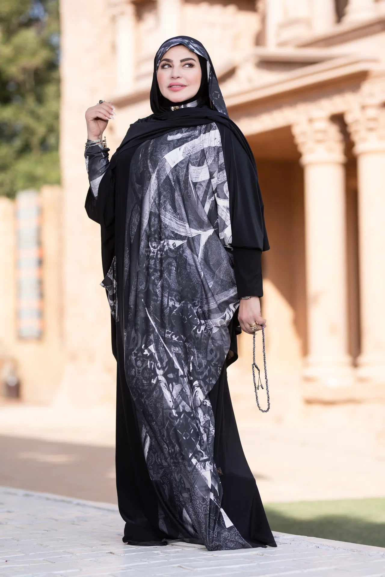 Front view of minimalist isdal with balanced design and monochrome accents
