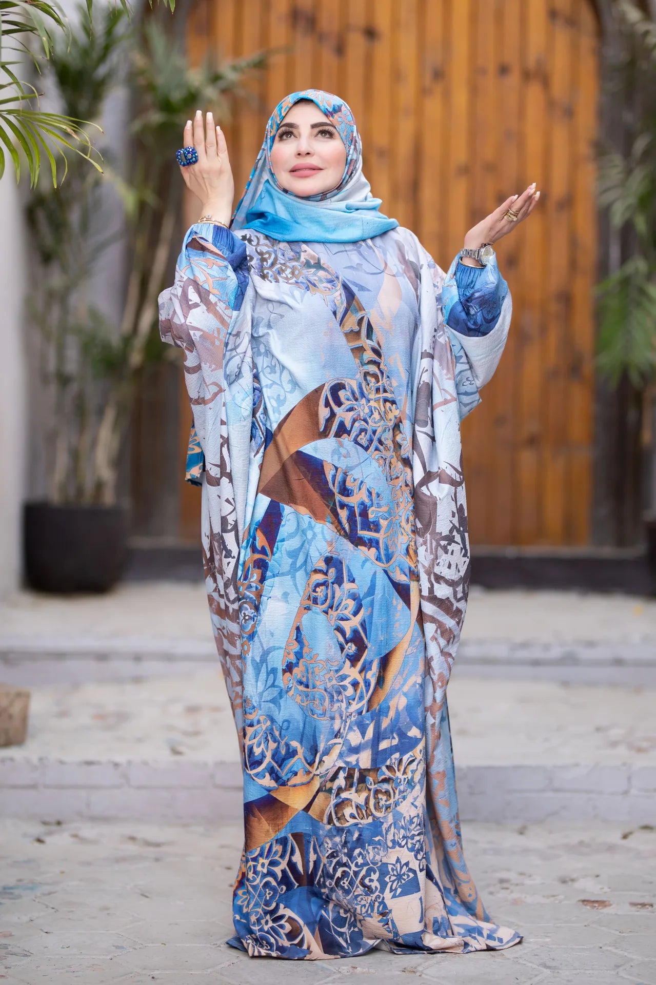 Close-up of Ghazal garment fabric highlighting softness and smooth flow
