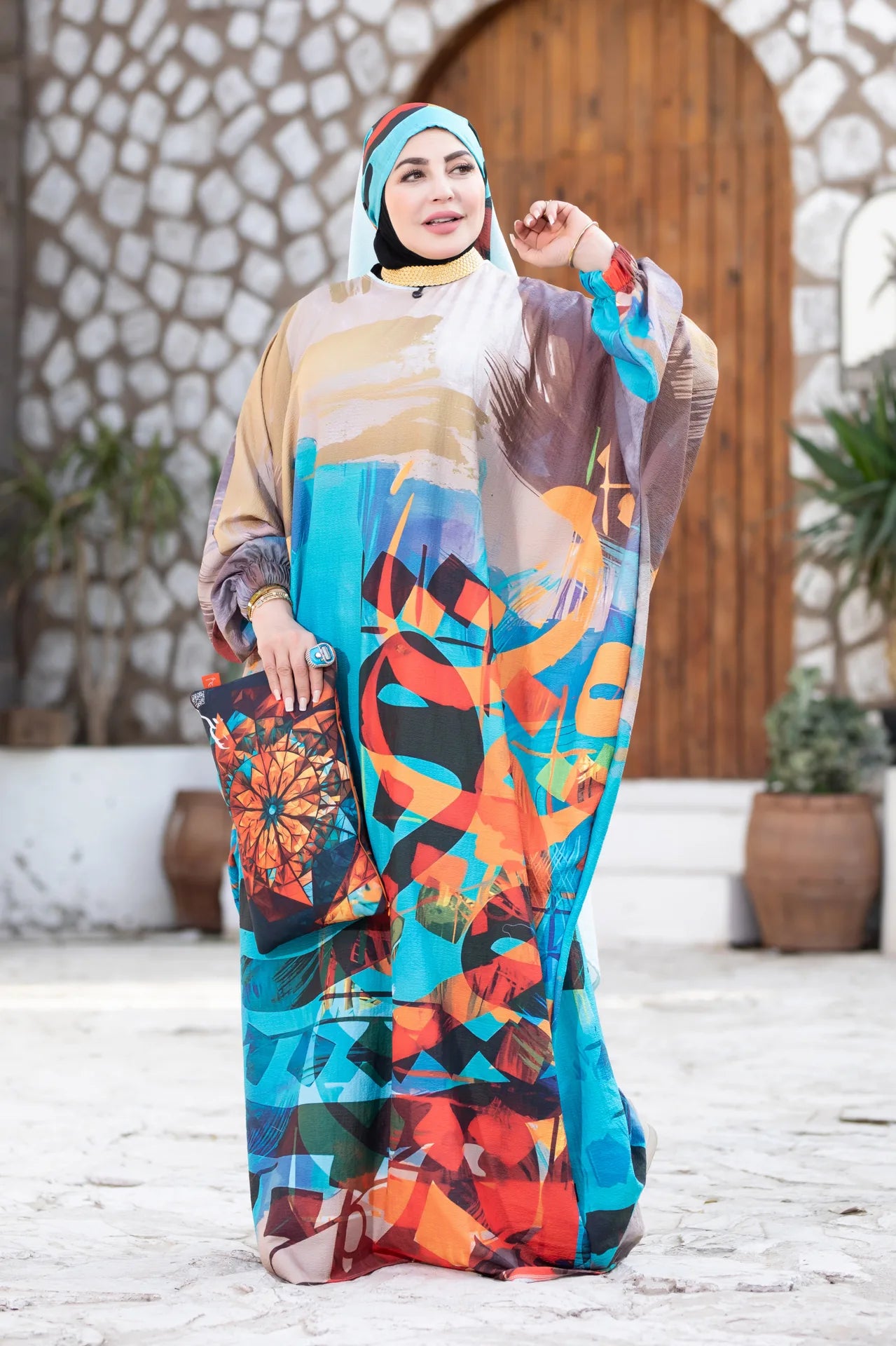 Mawj statement piece styled for elegant occasions with expressive design
