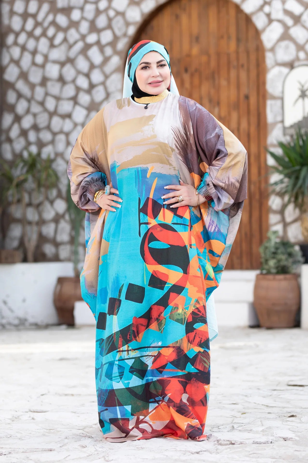 Mawj artistic garment suitable for everyday wear with comfort and movement
