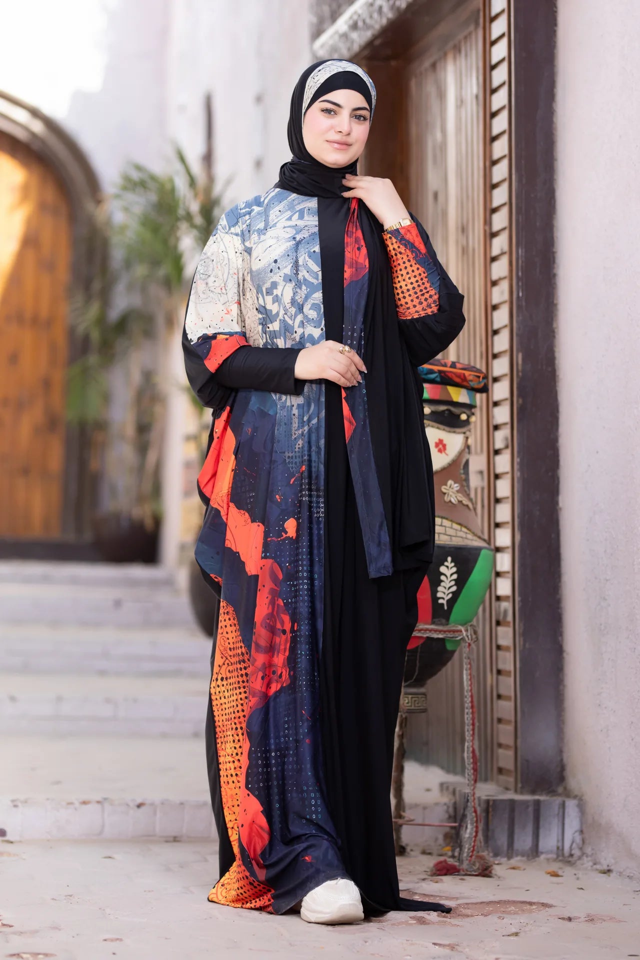 Flowing isdal in motion expressing contemporary style and layered design
