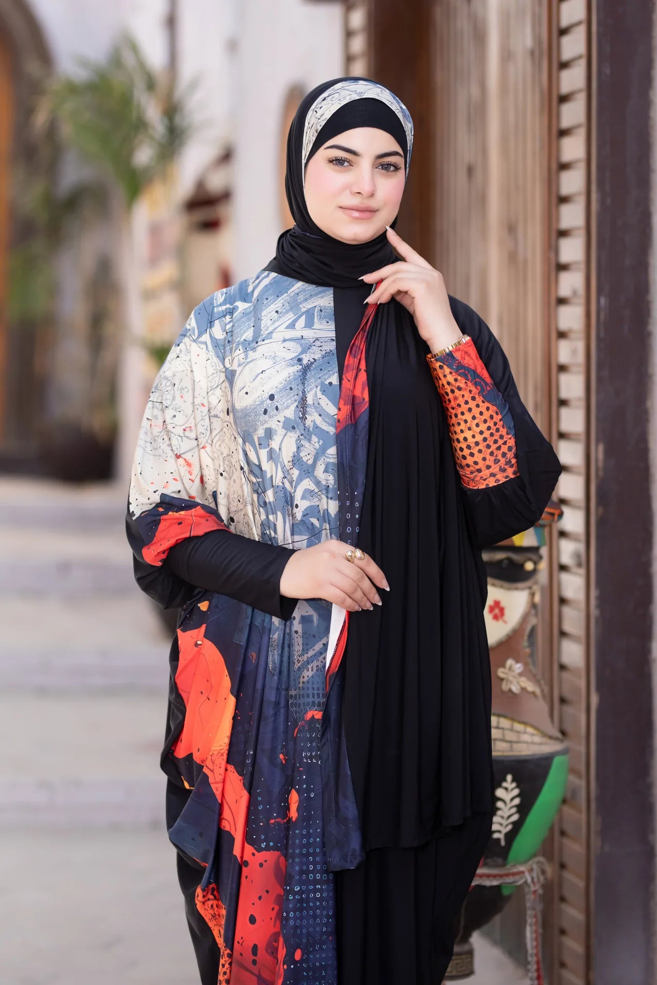 Artistic modern design of isdal blending layered textures and flowing form
