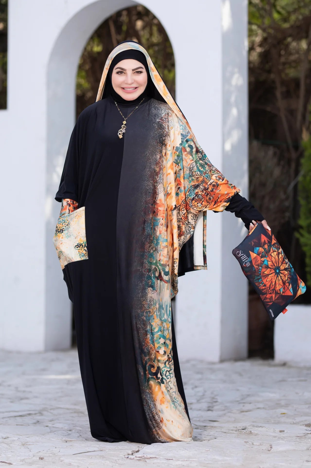 Model wearing refined isdal designed for comfort and confident elegance
