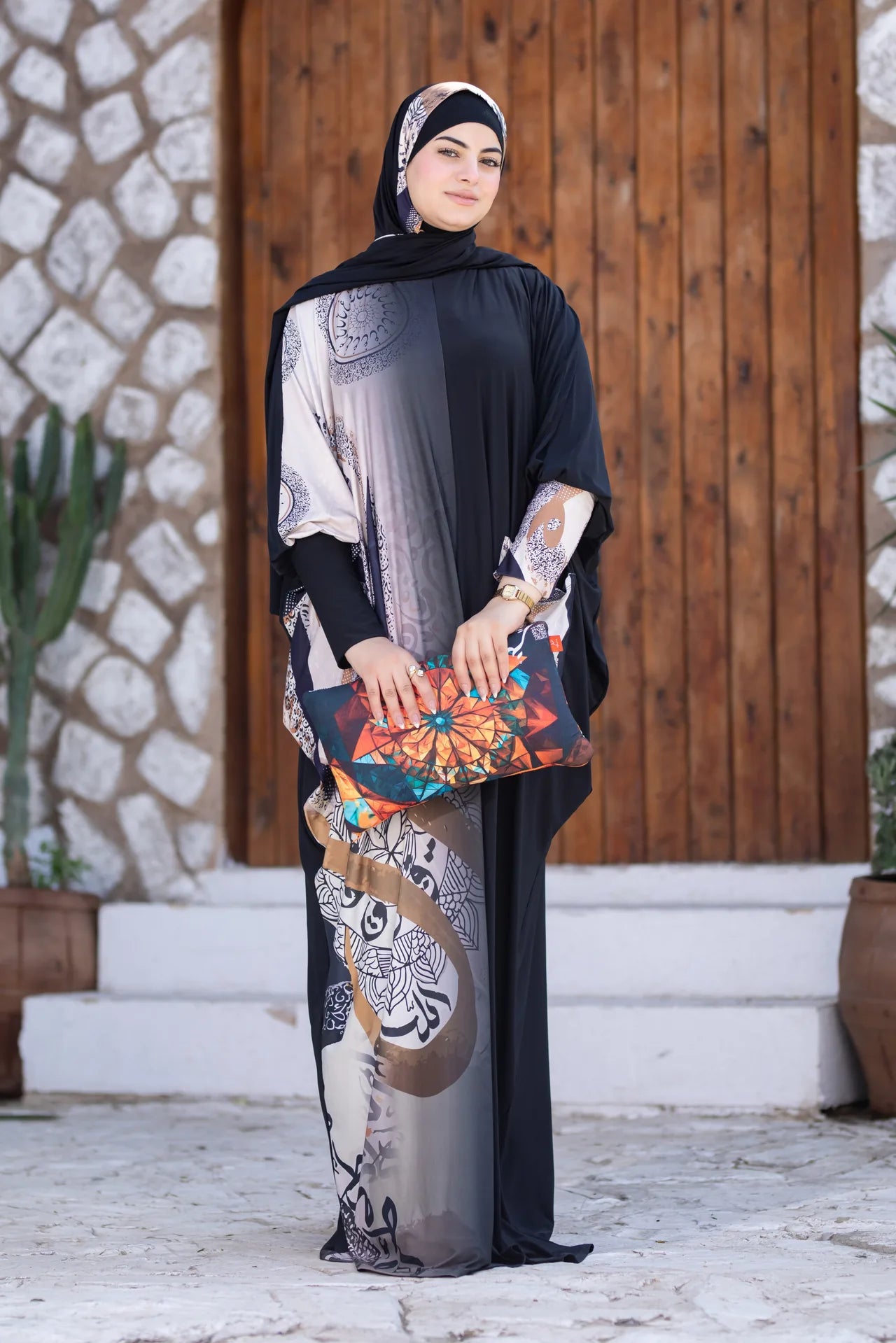 Serene isdal featuring harmonious details and a soft flowing silhouette
