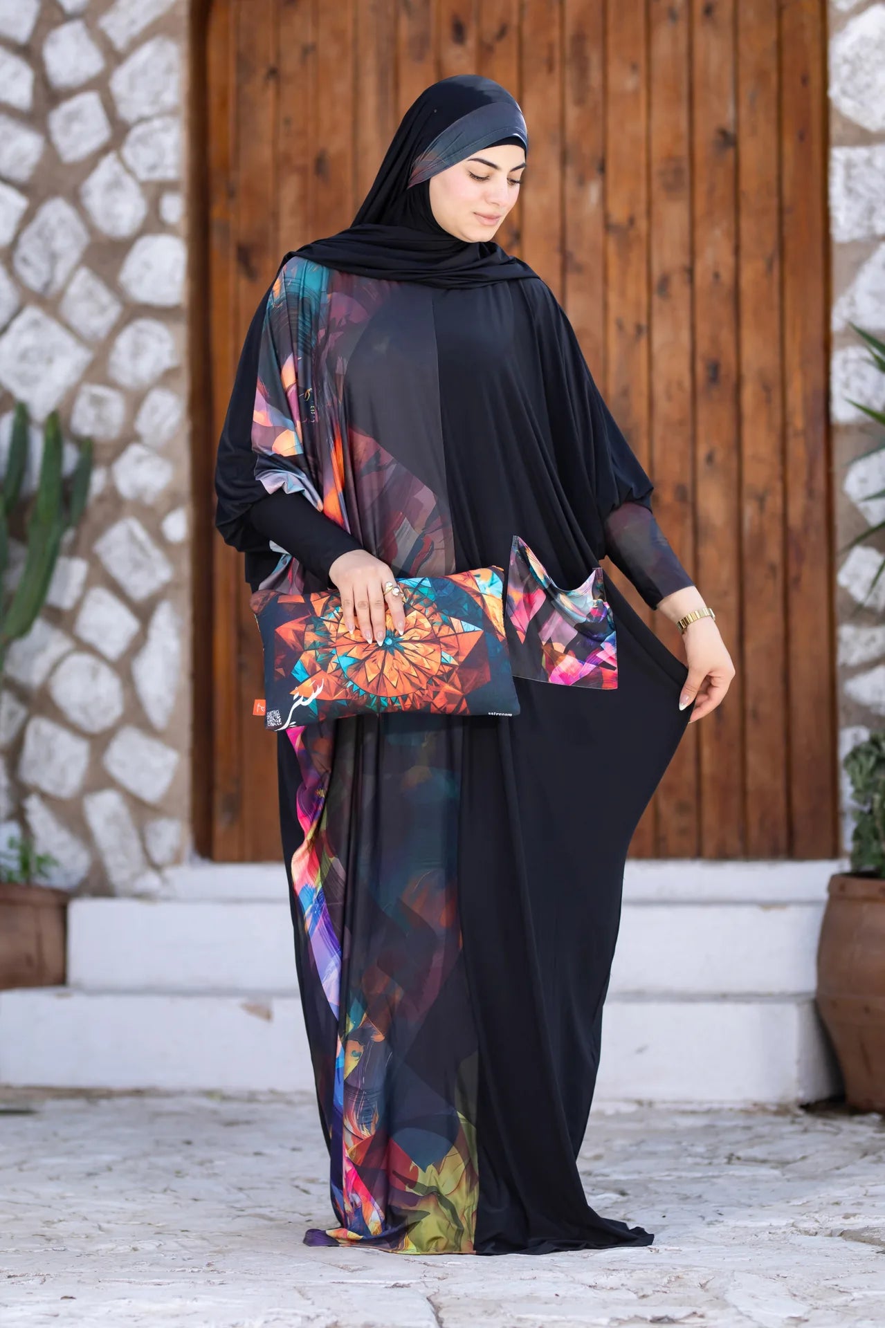 Flowing isdal in motion expressing color, elegance, and freedom
