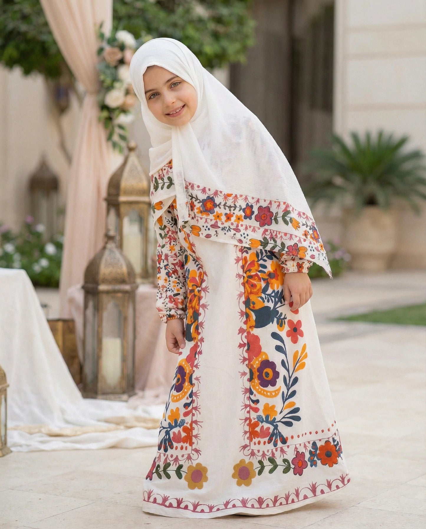 Premium crinkle kids isdal with lightweight, non-sheer fabric.
Perfect for prayer, mosque visits, and modest daily wear.