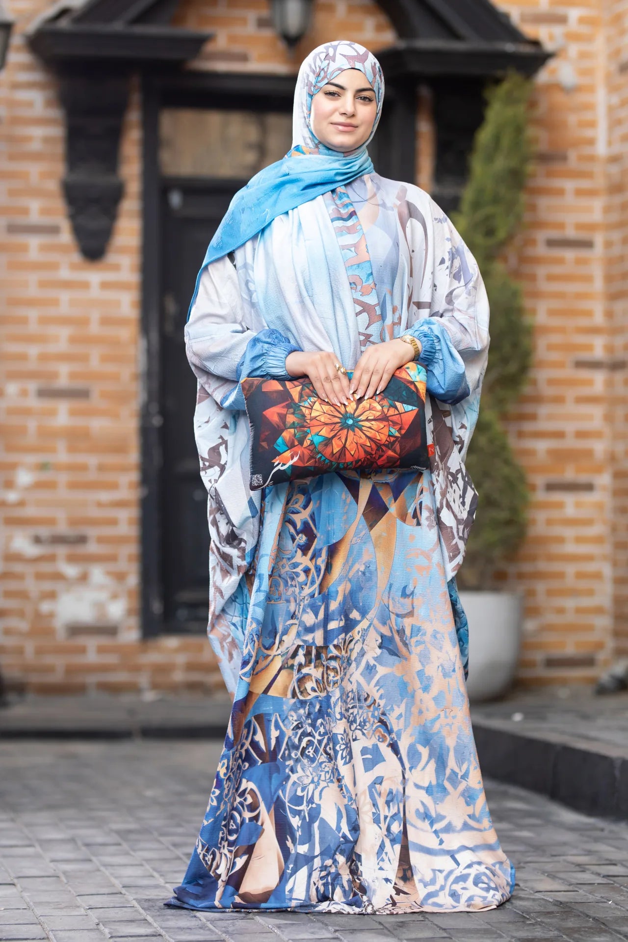 Elegant styling of Ghazal garment inspired by softness and quiet expression
