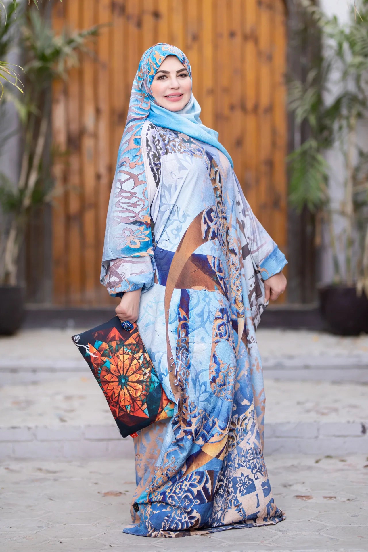 Ghazal garment in motion displaying natural flow and lightweight comfort
